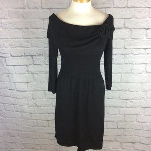 White House Black Market | Black sweater dress